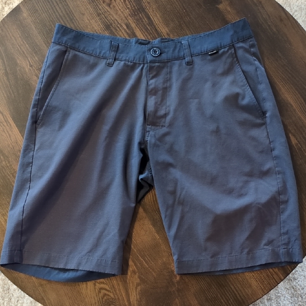 Travis Mathew Blue Flat Front Chino Shorts